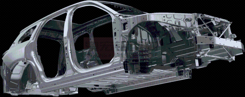 新能源汽車鋁框架